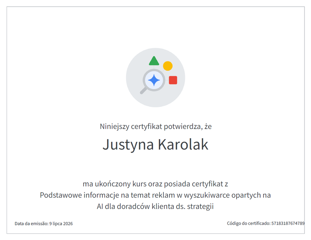 Podstawy reklam w wyszukiwarce opartych na AI